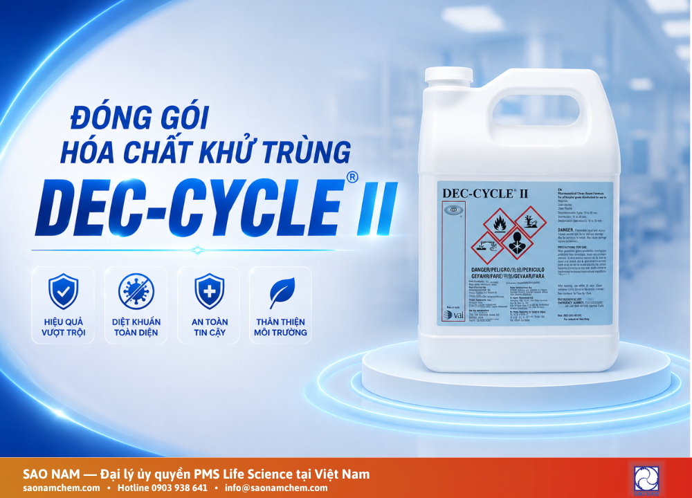 Các loại đóng gói hóa chất khử trùng DEC CYCLE II